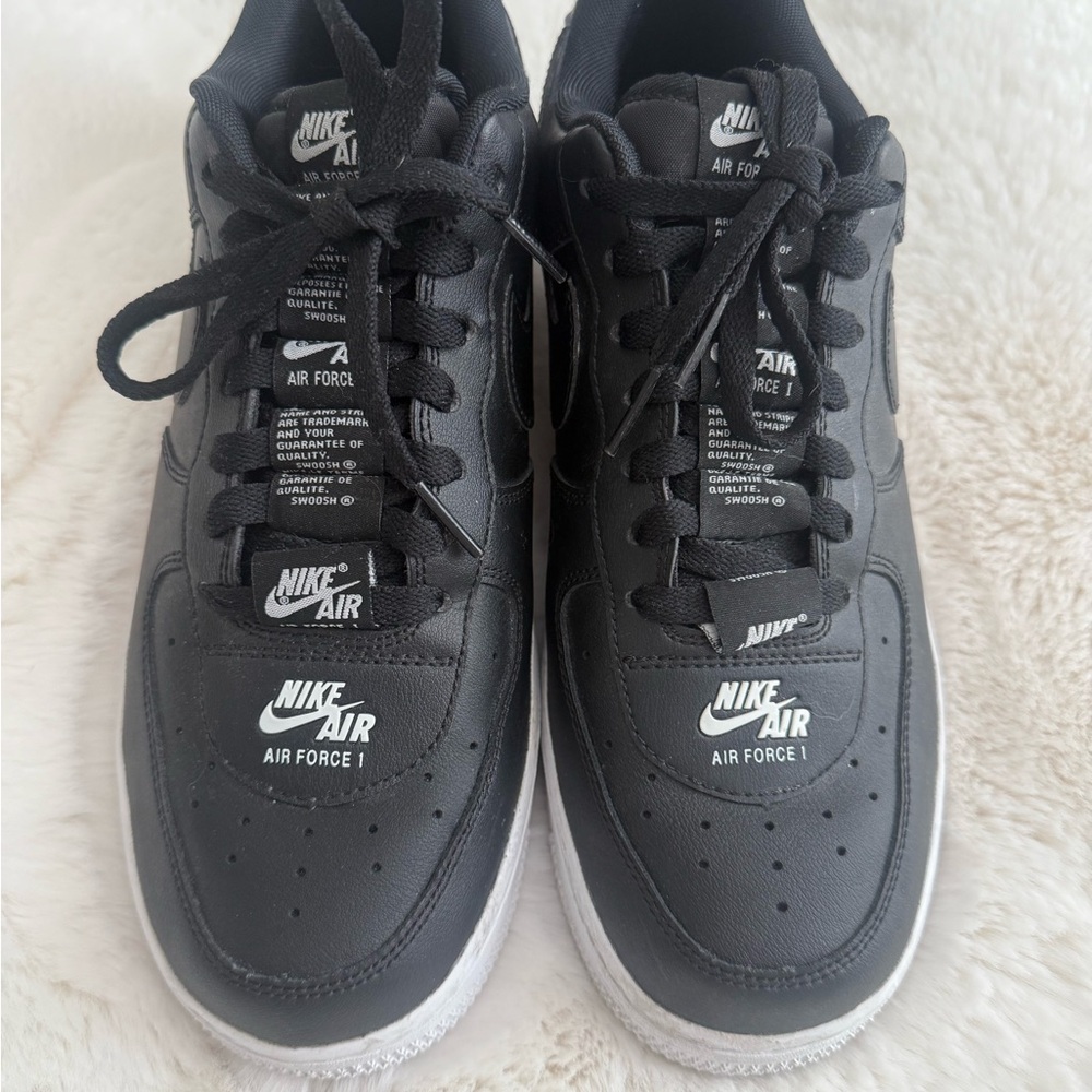 Nike Air Force 1 Black and White Sneakers
